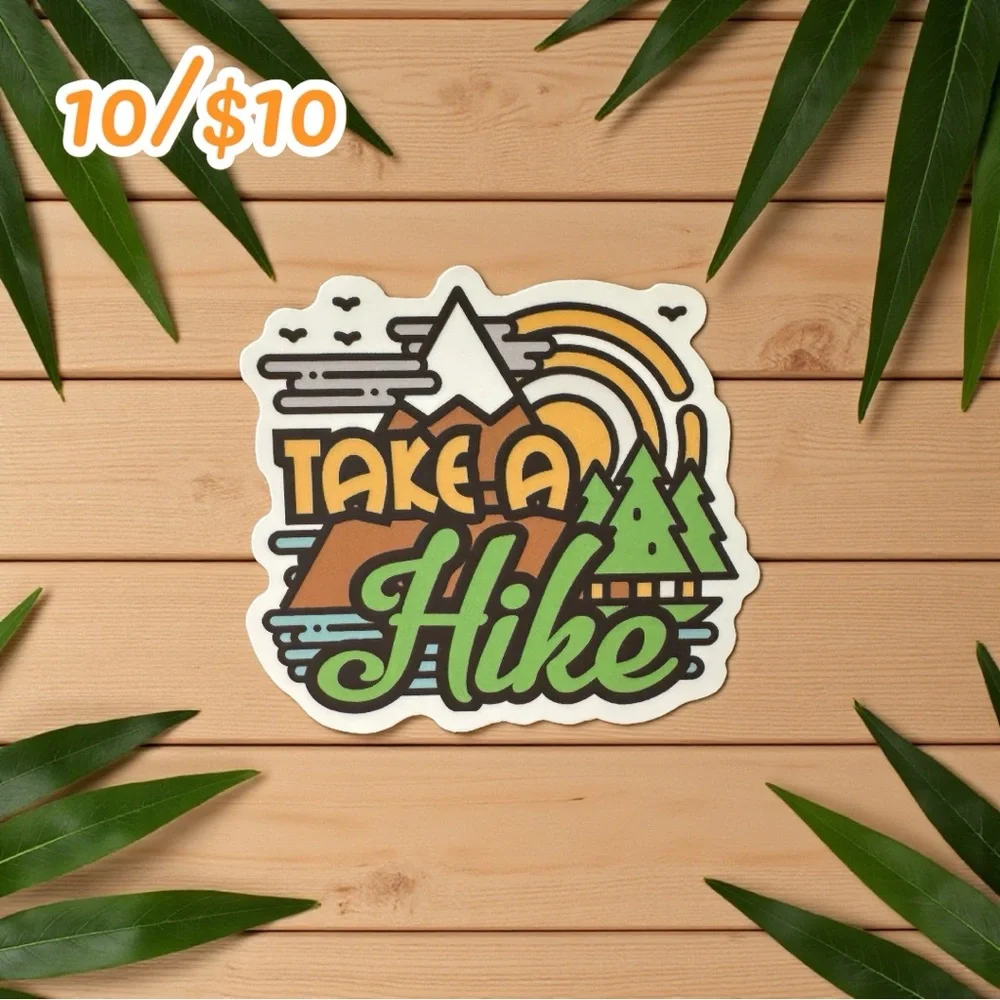 Take a Hike Vinyl Sticker – 2 1/4” - Picture 1 of 1